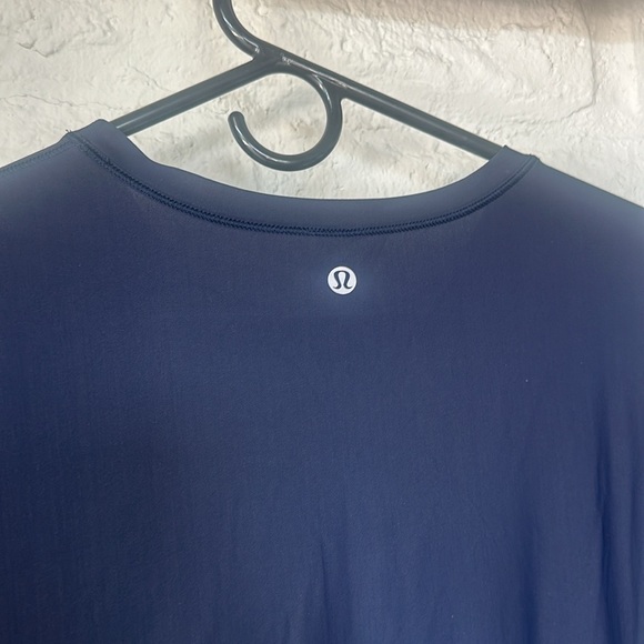 Lululemon Navy Square Top, With Sheer Details, S - Picture 6 of 8